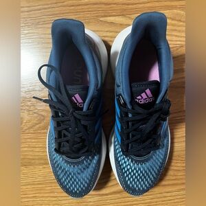 Adidas Women's Blue and Pink Athletic Shoes